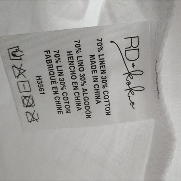 Anthropologie R D & Koko gold embroidered lantern sleeve peasant blouse‎ new!! - Picture 8 of 8